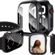 Obudowa ochronna z szkłem Alogy Protector Case 2w1 nakładka etui do Apple Watch 10 42mm Czarna 13