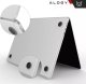 Etui do Apple Macbook Air 13.6 - M2/M3 2022/2023/2024/2025 Alogy AirGuard Elastyczna obudowa Matowa Przezroczysta Biel 7