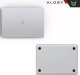 Etui do Apple Macbook Air 13.6 - M2/M3 2022/2023/2024/2025 Alogy AirGuard Elastyczna obudowa Matowa Przezroczysta Biel 9
