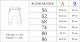 Spodnie niemowlęce dla dziewczynki bawełniane róż Nicol Nelly 56 (51 - 56 cm) 2