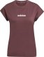 Koszulka damska adidas Essentials Linear Cotton brązowa JG8663 XL 1