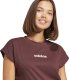 Koszulka damska adidas Essentials Linear Cotton brązowa JG8663 XL 5