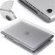 Etui ochronne do Apple Macbook Pro 16 - M1/M2/M3/M4 2021-2024 2025 Alogy AirGuard Elastyczna obudowa Matowa Przezroczysta Biel 15