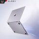 Etui ochronne do Apple Macbook Pro 16 - M1/M2/M3/M4 2021-2024 2025 Alogy AirGuard Elastyczna obudowa Matowa Przezroczysta Biel 5