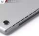 Etui ochronne do Apple Macbook Pro 16 - M1/M2/M3/M4 2021-2024 2025 Alogy AirGuard Elastyczna obudowa Matowa Przezroczysta Biel 9