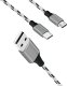 Kabel USB LogiLink USB-A - microUSB + USB-C 1.2 m Szary (CU0202) 3