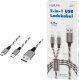Kabel USB LogiLink USB-A - microUSB + USB-C 1.2 m Szary (CU0202) 9