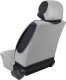 Mata pokrowiec uniwersalny ergonomiczny na fotel XL Jasnoszary 2