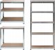 Regał magazynowy metalowy 2w1, 5 półek 180x90x40 cm 1