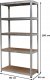 Regał magazynowy metalowy 2w1, 5 półek 180x90x40 cm 3