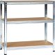 Regał magazynowy metalowy 2w1, 5 półek 180x90x40 cm 9