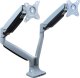 UCHWYT BIURKOWY GAZOWY DO 2 MONITORÓW LED/LCD 17-35" L-36HD ART 1-15kg 1xUSB-A 1xUSB-C 3.0 HEAVY DUTY 4