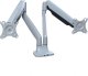 UCHWYT BIURKOWY GAZOWY DO 2 MONITORÓW LED/LCD 17-35" L-36HD ART 1-15kg 1xUSB-A 1xUSB-C 3.0 HEAVY DUTY 6