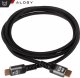 Kabel HDMI 2.1 Alogy 5m 4K 8K PREMIUM MIEDŹ ULTRA High Speed 60Hz 48GBps Czarny 10