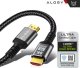 Kabel HDMI 2.1 Alogy 5m 4K 8K PREMIUM MIEDŹ ULTRA High Speed 60Hz 48GBps Czarny 8