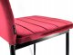 Krzesło tapicerowane VALVA LINE VELVET BURGUNDY OUTLET 3