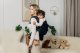 Nosidełko LennyLamb - LennyPreschool: Mała Jodełka Czarny Heban Regulowane 14