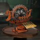 ROBOTIME Drewniane Mechaniczne Puzzle 3D - Smoczy Statek Wikingów 8