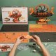 ROBOTIME Drewniane Mechaniczne Puzzle 3D - Smoczy Statek Wikingów 10