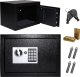 Sejf domowy biurowy zamek elektroniczny szyfrowy kluczyk kod XXL 35x25x25 cm 1