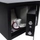 Sejf domowy biurowy zamek elektroniczny szyfrowy kluczyk kod XXL 35x25x25 cm 8