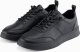 Męskie monochromatyczne buty w stylu sportowym z przeszyciami  czarne V4 OM-FOCS-0159 42 1