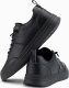 Męskie monochromatyczne buty w stylu sportowym z przeszyciami  czarne V4 OM-FOCS-0159 42 4