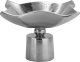 Patera ozdobna metalowa 20 cm srebrna 1