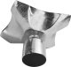 Patera ozdobna metalowa 20 cm srebrna 3