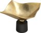Patera ozdobna metalowa 20 cm czarno-złota 1