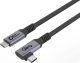 Kabel USB MicroConnect USB-C - USB-C 0.5 m Czarny (USB3.2CC005-A) 1