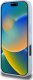 Guess Grained Big 4G Logo Small Classic Logo case for iPhone 16 Pro blue 4