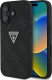 Guess Hot Stamp 4G Pattern Triangle Metal Logo case for iPhone 16 black 1