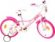Children's bicycle BIMBO GIRL UNICORN STAR, size 16, pink. 1