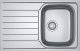 Sink FRANKE SKX 611-79, steel, 79 x 50 cm, with valve 1