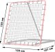 NeoSport Bramka treningowa rebounder  NS-491 120 x 120 cm 6