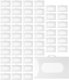 Identyfikator na kartę twardy holder typ K plastikowy 59x92mm 50szt 1