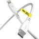 Kabel USB Eaton USB-C - Lightning 1 m Biały (AQCBPBIC3SI836) 1