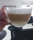 Kubki ryflowane 460 ml Altom Venus duże filiżanki do kawy i herbaty szklane zestaw 6 sztuk 4
