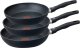 Zestaw 3 patelnie z czujnikiem temperatury 20/24/28 cm Thermo Sensor MG Home na indukcję 1
