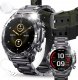 SMARTWATCH MĘSKI ZEGAREK CZARNY ROZMOWY ZDROWIE SPORT AMOLED 500mAh MENU PL 1