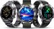 SMARTWATCH MĘSKI ZEGAREK CZARNY ROZMOWY ZDROWIE SPORT AMOLED 500mAh MENU PL 2