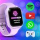 SMARTWATCH DZIECIĘCY LOKALIZACJA GPS WIDEO CZAT YOUTUBE GRY APARAT +PREZENT 13