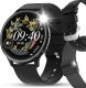 SMARTWATCH ZEGAREK DAMSKI MENU PL ROZMOWY POWIADOMIENIA SMART WATCH CZARNY 1