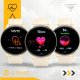 SMARTWATCH ZEGAREK DAMSKI MENU PL ROZMOWY POWIADOMIENIA SMART WATCH ZŁOTY 10