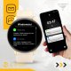 SMARTWATCH ZEGAREK DAMSKI MENU PL ROZMOWY POWIADOMIENIA SMART WATCH ZŁOTY 13