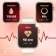 SMARTWATCH DAMSKI ZEGAREK ROZMOWY SMS SPORT ZDROWIE ZLOTY MENU PL + 4 PASKI 12