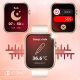 SMARTWATCH DAMSKI ZEGAREK ROZMOWY SMS SPORT ZDROWIE ZLOTY MENU PL + 4 PASKI 13