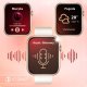 SMARTWATCH DAMSKI ZEGAREK ROZMOWY SMS SPORT ZDROWIE ZLOTY MENU PL + 4 PASKI 14