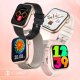 SMARTWATCH DAMSKI ZEGAREK ROZMOWY SMS SPORT ZDROWIE ZLOTY MENU PL + 4 PASKI 4